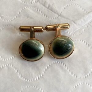 Vintage 1950’s Operculum Shell Cufflinks